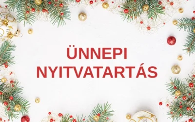 Ünnepi Nyitvatartás