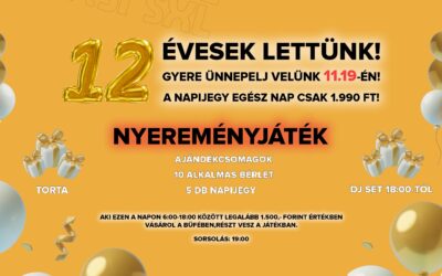 November 19-én 12 évesek leszünk!